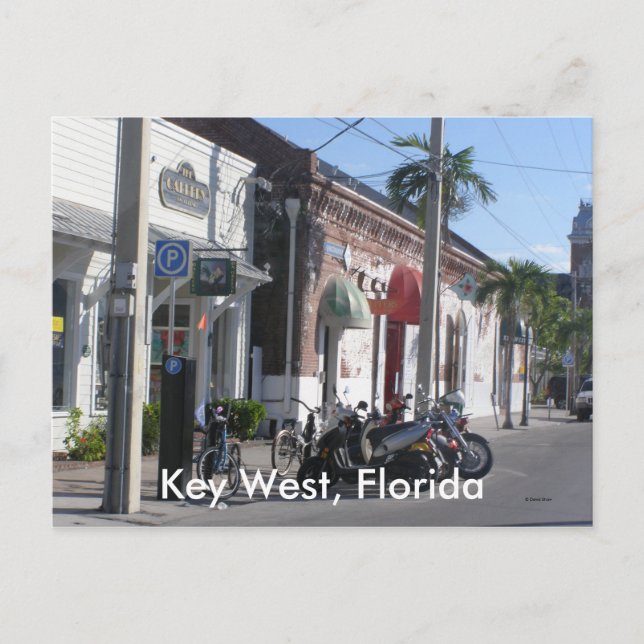 Postal Llave Oeste, Florida (Anverso)