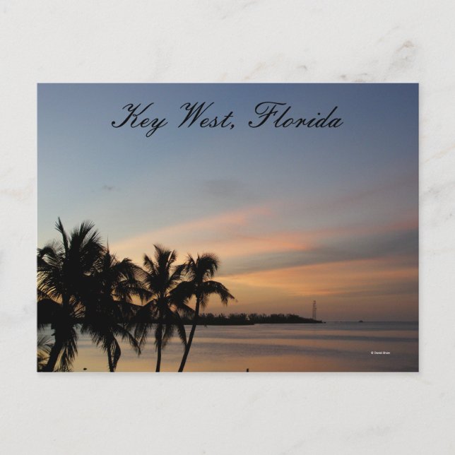 Postal Llave Oeste, Florida (Anverso)