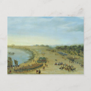 Postal Llegada del Ejército Aliado a Itapiru, Paragua