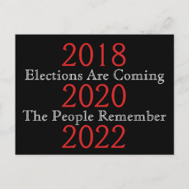 Postal Llegan las elecciones, recuerda la gente