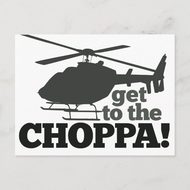 Postal Llegar a la Choppa (Anverso)