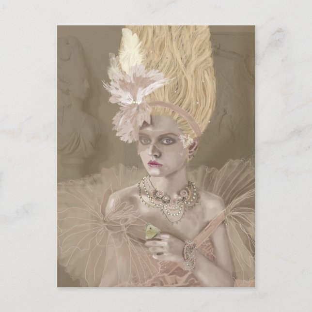 Postal Llegas tarde (Anverso)