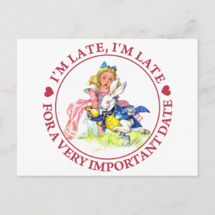 Postal ¡Llego tarde a una cita muy importante!
