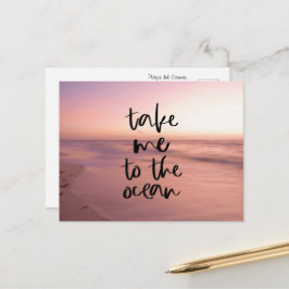 Postal Llévame Al Océano