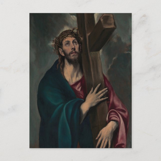 Postal Llevar la cruz (Anverso)