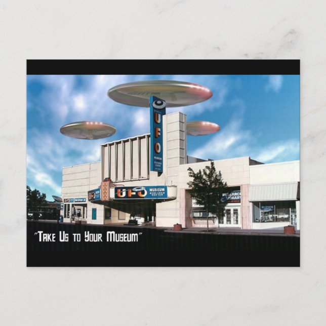 Postal Llévenos a su museo (Anverso)