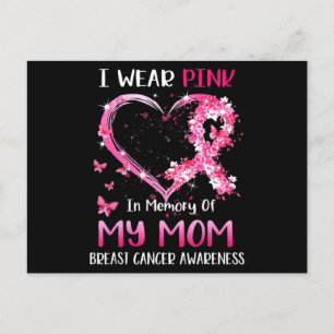 Postal Llevo Rosa En Memoria De Mi Mamá Conciencia Del Cá