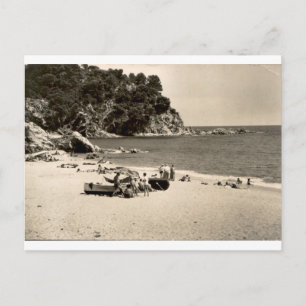 Postal Lloret de Mar Vintage Costa Brava Playa
