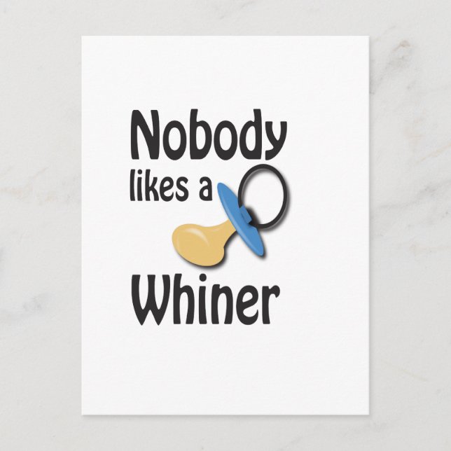 Postal lloriquear (Anverso)