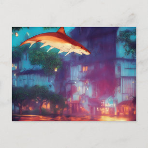 Postal Llovió Tiburones