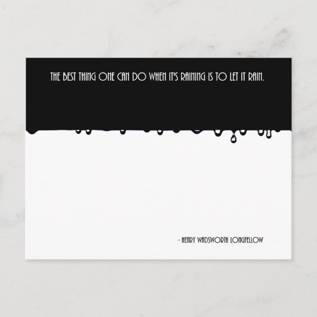 Postal Lluvia (Anverso)