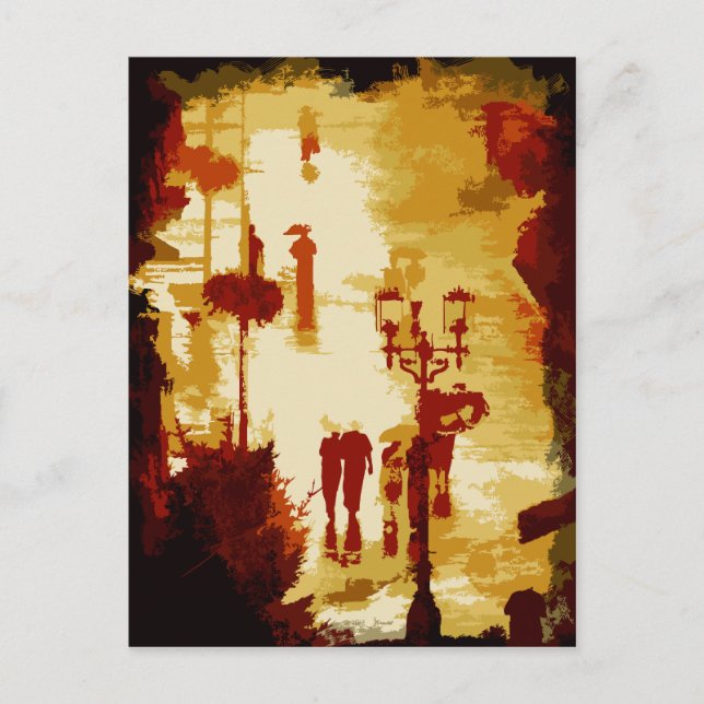 Postal Lluvia (Anverso)