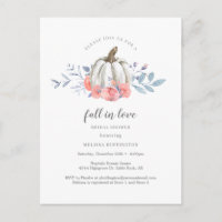 Lluvia de Amor para Novia Floral de Calabaza Blanc
