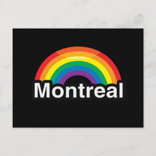 POSTAL LLUVIA DE ORGULLO LGBT MONTREAL