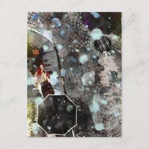 Postal Lluvia del color