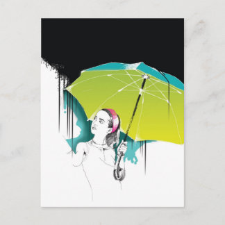 Postal Lluvia negra