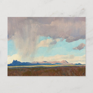 Postal Lluvia por el Golfo de Maynard Dixon