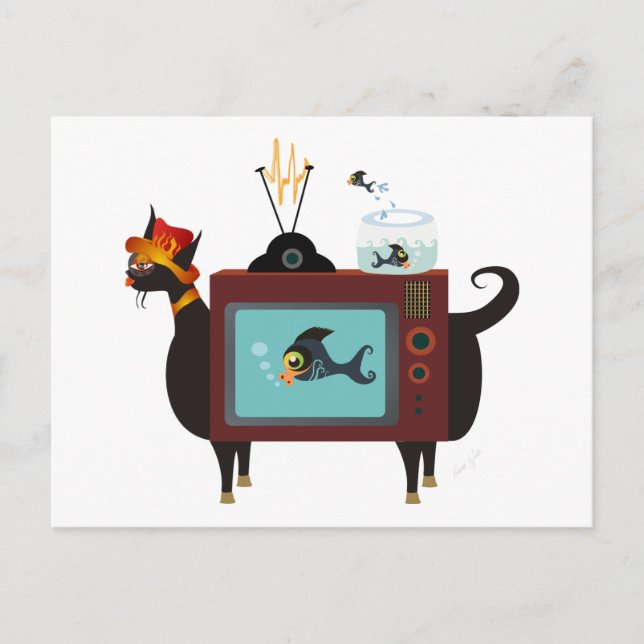 Postal Lo curioso de lo raro (Anverso)