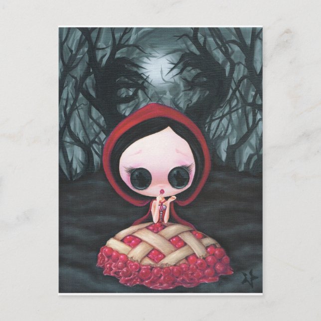 Postal Lo mejor es comerte con (Anverso)