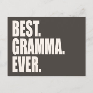 Postal Lo mejor. Gramma. Nunca.