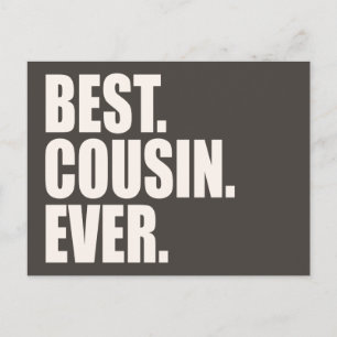 Postal Lo mejor. Primo. Nunca.