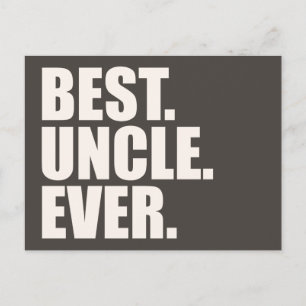 Postal Lo mejor. Tío. Nunca.