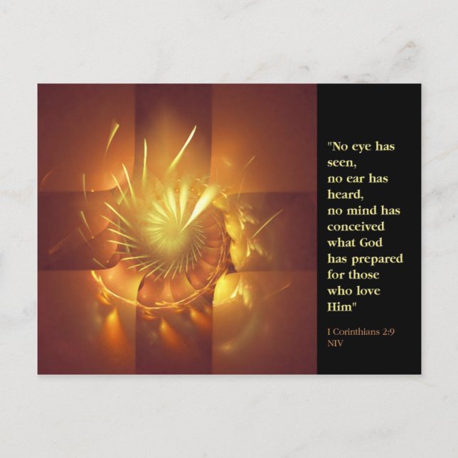 Postal Lo que Dios ha preparado (Anverso)