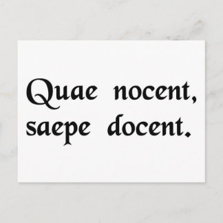 Postal Lo que duele, a menudo enseña.