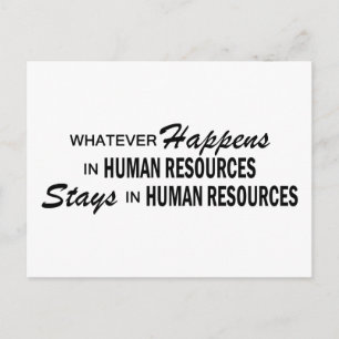 Postal Lo que pase - Recursos humanos