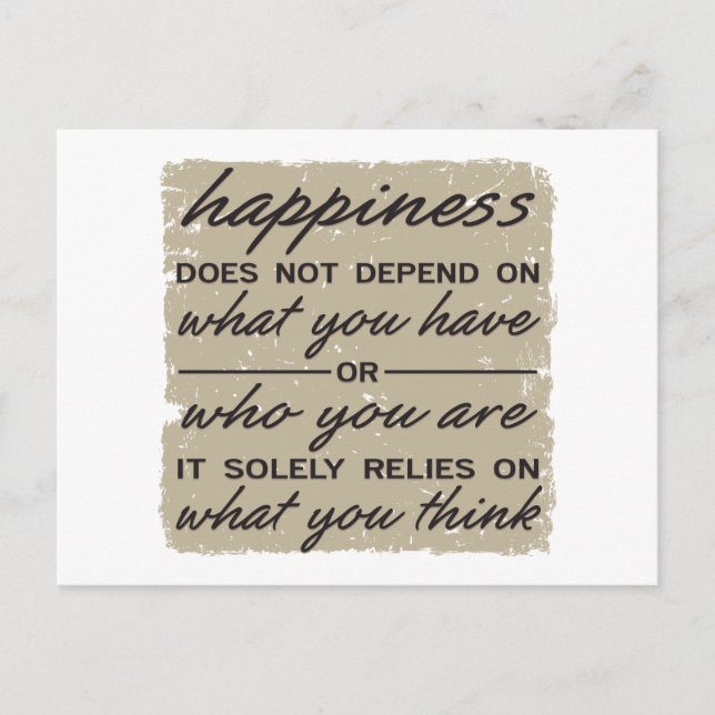 Postal Lo que piensas