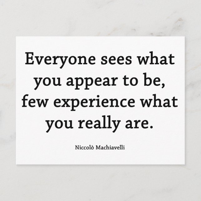 Postal Lo que realmente ERES (Anverso)