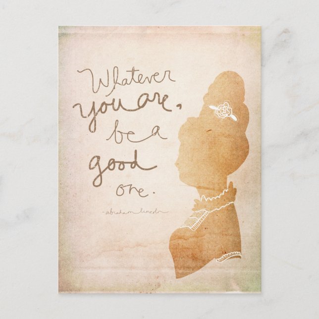 Postal Lo que sea que seas (Anverso)