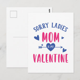 POSTAL LO QUE SIENTEN LAS SEÑORITAS MAMÁ ES MI SAN VALENT