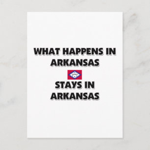 Postal Lo Que Sucede En ARKANSAS Permanece Ahí