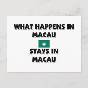Postal Lo Que Sucede En MACAU Sigue Ahí