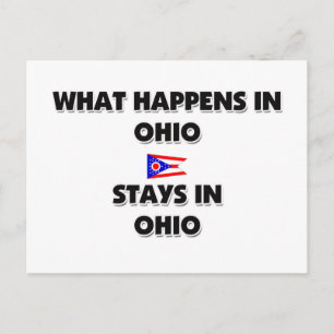 Postal Lo Que Sucede En OHIO Se Queda Ahí