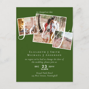 Postal ¡LO SENTIMOS! Boda Posposición Cambio de fecha FOT