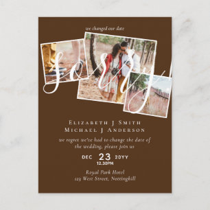 Postal ¡LO SENTIMOS! Boda Posposición Cambio de fecha FOT