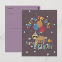 Lo siento, llego tarde. Feliz cumpleaños atrasado