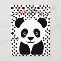 Lo siento Panda Personalizado