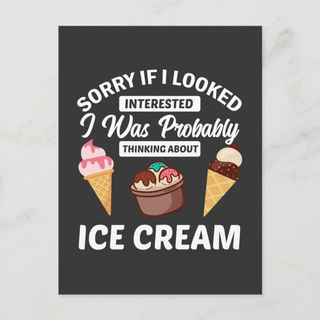 Postal lo siento si miraba interesado probablemente (Anverso)