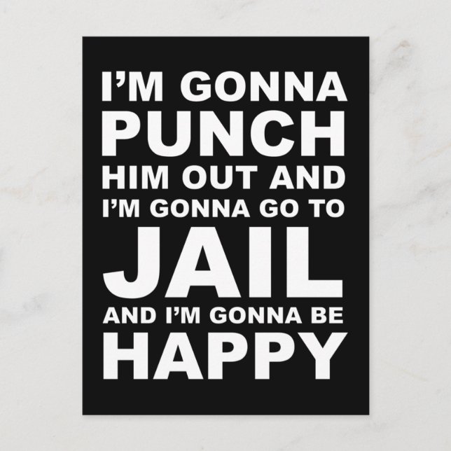 Postal Lo voy a castigar por divertida cita de Pelosi (Anverso)