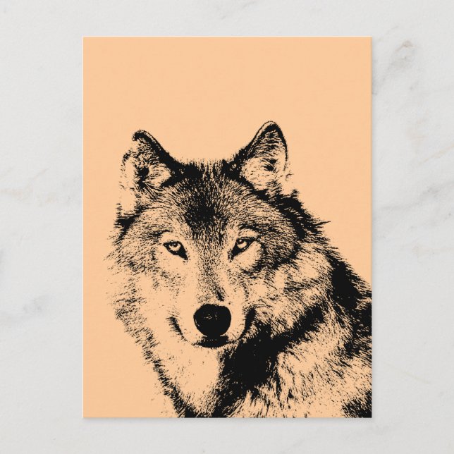 Postal Lobo (Anverso)