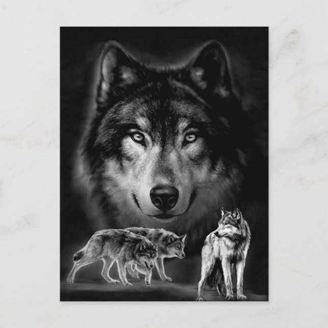 Postal lobo (Anverso)
