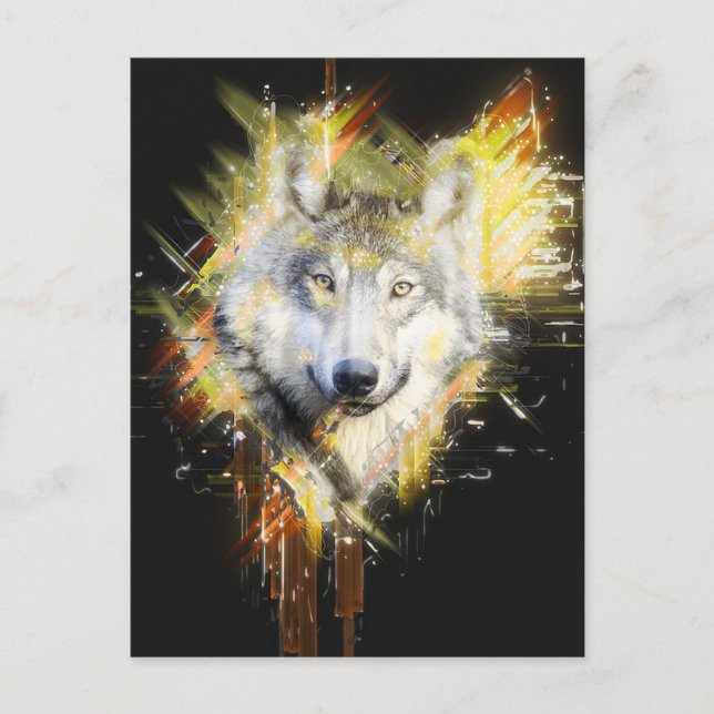 Postal Lobo (Anverso)