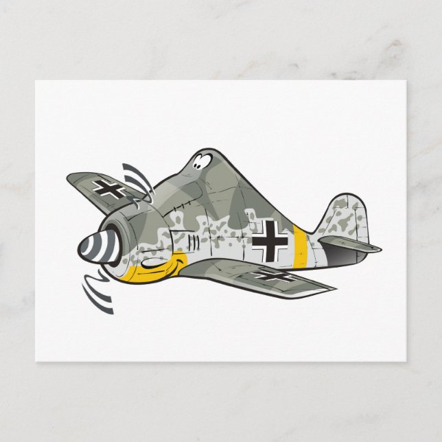 Postal lobo de focke fw-190 (Anverso)