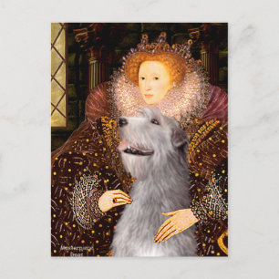 Postal Lobo irlandés 6 - Reina