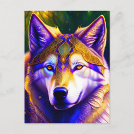 Postal Lobo mágico, posta