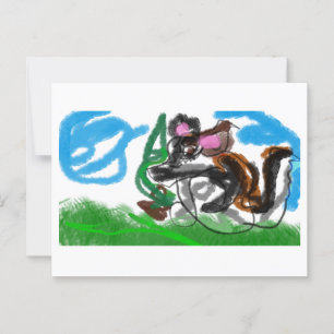 Postal Lobo salvaje