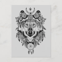 Lobo tribal indio